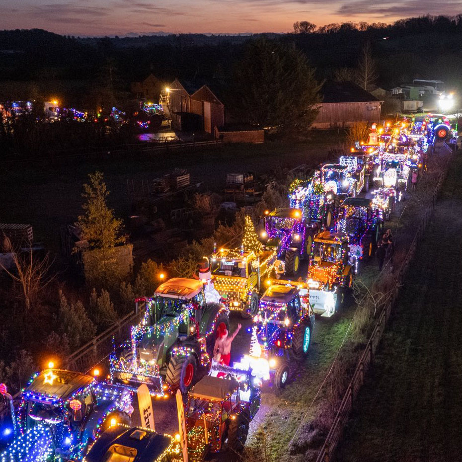 Tractor Run From Above